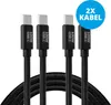 FlinQ – 2x USB-C zu USB-C Kabel 100W – Schnellladung & Produktbild-Vorschau 10