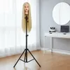Cvičná kadeřnická hlava Iza s termovlasy 70 cm se stativem Náhled obrázku produktu 5