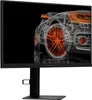 A computer monitor displaying a wireframe rendering of a car. Podgląd zdjęcia produktu