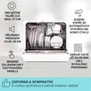 Klarstein Emerald 5 Slim, myčka nádobí, volně stojící, 7 Náhled obrázku produktu 2