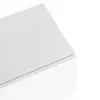 A close-up view of the top corner of a white cabinet with a subtle gold trim. Anteprima dell’immagine prodotto