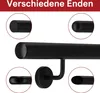 TIBU Handlauf Aluminium Schwarz Geländer 30-600cm Produktbild-Vorschau 5