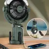 Verstellbarer Campingventilator wiederaufladbar – Produktbild-Vorschau 6