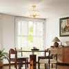 HOMCOM Kristallen plafondlamp, hanglamp met 3 E14 Productafbeelding-voorbeeld 2