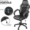 TRESKO Racing Executive Chair Kancelárske kreslo Otočné Náhľad obrázku produktu 5