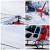 Wanduhr - Rund - Glasuhr - Hubschrauber Berge Gipfel Winter Produktbild-Vorschau 8