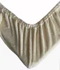 Winter Spannbettlaken Teddyplüsch 90-100x200cm Beige Weich Produktbild-Vorschau 5