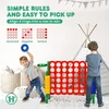 Riesiges 4 Gewinnt Spiel mit Basketballkorb und Wurfspiel, Produktbild-Vorschau 3