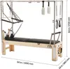 VEVOR Pilates reformer in legno per la palestra di casa, Anteprima dell’immagine prodotto 8