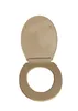sanicomfort WC Sitz Duroplast SlimeLine beige Produktbild-Vorschau 4