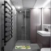 Relaxdays Badematte Bambus, 70 x 42 cm, faltbar, Produktbild-Vorschau 3