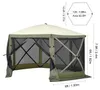 SucceBuy Pop-Up-Pavillon-Zelt, 6-seitiger Produktbild-Vorschau 7