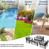 MEXO Gartenlounge-Set Gartenmöbel Set Aluminium Loungeset Produktbild-Vorschau 13
