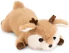 Cerf en peluche couché Orange Jouet 56 cm - Cerf Voir les images du produit 9
