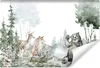Muralo Selbstklebende Fototapete Für Kinderzimmer WALDTIERE Produktbild-Vorschau 1