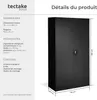 Armoire métallique 5 niveaux - noir, 90 cm Voir les images du produit 6