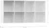 vidaXL Libreria/credenza bianca 66×30×130 cm in materiale Anteprima dell’immagine prodotto 16