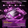 ACEMAGIC LX15Pro Laptop, 15,6" AMD Ryzen 7 7730U Gaming Produktbild-Vorschau 2