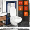 Wand Hänge WC Komplettset Vorwandelement Schallschutz WC Produktbild-Vorschau 2