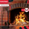 KOTARBAU® 5-czesciowy zestaw kominkowy z czarnej stali ze Podgląd zdjęcia produktu 2
