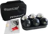 Jeu de pétanque MASTER 6 boules chromées et noires housse Voir les images du produit 3