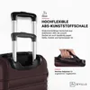 Devillo® Kofferset 4tlg. S-M-L-XL, Terrabraun - Trolley Produktbild-Vorschau 5