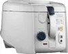 A white De'Longhi RotoFry deep fryer is shown from a side angle against a white background. Anteprima dell’immagine prodotto
