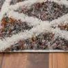 TT Home Wohnzimmer Schlafzimmer Teppich Hochflor Fransen Produktbild-Vorschau 3