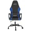 CLORIS Gaming-Stuhl mit Massagefunktion Schwarz und Blau Produktbild-Vorschau 3
