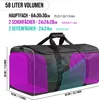 normani Sport- und Reisetasche mit Rucksackfunktion 58 l Produktbild-Vorschau 8