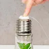 2er Set Sukkulenten Glühbirne Im Glas B x H: 8 x 19 cm LED Produktbild-Vorschau 5