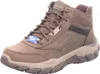 A single brown Skechers boot is shown against a white background. Voir les images du produit