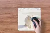 MuchoWow® Mauspad Mousepad Fuchs - Schnee - Weiß 30x30 cm - Produktbild-Vorschau 3