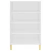 vidaXL Příborník bílý 57x35x90 cm Materiál dřeva Náhled obrázku produktu 4