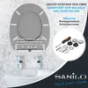 SANILO® WC-Sitz mit Absenkautomatik und Schnellverschluss Produktbild-Vorschau 5