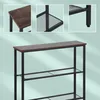 Stolik konsolowy Relaxdays, wys. x szer. x gł.: 75 x 80 x Podgląd zdjęcia produktu 5