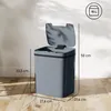 HOMCOM Senzorový odpadkový kôš 15 l Automatický odpadkový Náhľad obrázku produktu 3