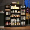 Mobiletto da cucina Merax con luce LED a sensore, mobile Anteprima dell’immagine prodotto 9