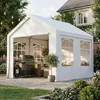 3x3m Partyzelt Festzelt Pavillon Carport Gartenzelt Produktbild-Vorschau 2