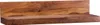 Wohnling Étagère murale en bois massif 80 cm Sheesham Voir les images du produit 1