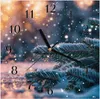 Wanduhr aus Glas mit Motiv Winterzauber- 30 x 30 cm - inkl. Produktbild-Vorschau 1