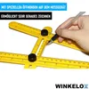 WINKELOX Winkelschablone Winkelmesser Konturenlehre Produktbild-Vorschau 4