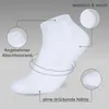 Sneakersocken Uni Kurzsocken ohne Naht Baumwolle 100% Produktbild-Vorschau 5