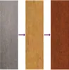 Three vertical panels showing a progression of material color change, with arrows indicating the transition. Náhľad obrázku produktu