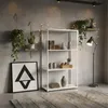 Regał magazynowy Relaxdays, stalowy, wymiary: 145 x 75 x 30 Podgląd zdjęcia produktu 3