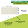 Seilspann-Sonnensegel + Montageset 270x140cm, cremeweiß Produktbild-Vorschau 3