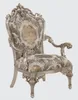 Casa Padrino Luxus Barock Wohnzimmer Set Grau / Silber / Produktbild-Vorschau 3