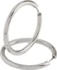 BOCCIA Damencreolen Reintitan Silberfarben 31 mm 05073-01 Produktbild-Vorschau 1