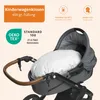 Kinderwagenkissen 80 x 80 cm, Füllung aus Daunen und Produktbild-Vorschau 4