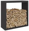 vidaXL Rastrelliera per legna da ardere nera 100x40x100 cm Anteprima dell’immagine prodotto 9